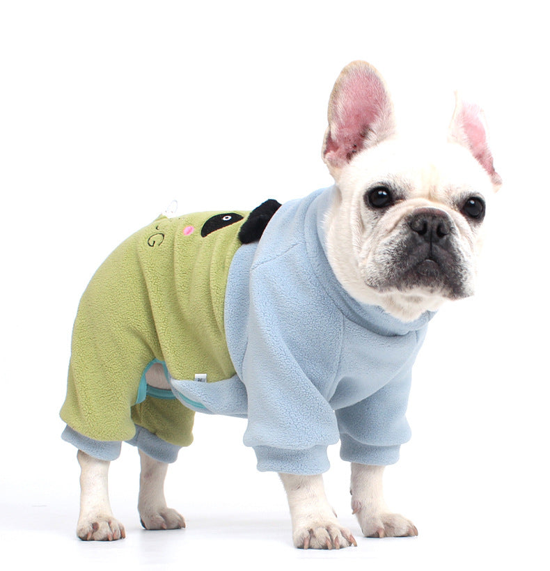 Panda PJs frenchbulldogcutepandajumpsuitpajamas_2
