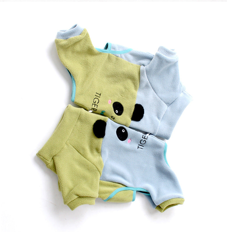 Panda PJs frenchbulldogcutepandajumpsuitpajamas_8