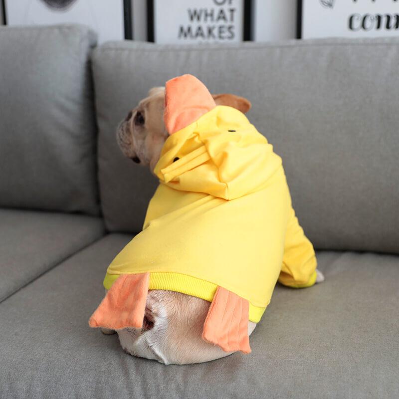 French Bulldog Cartoon Yellow Duck Costume - Frenchiely