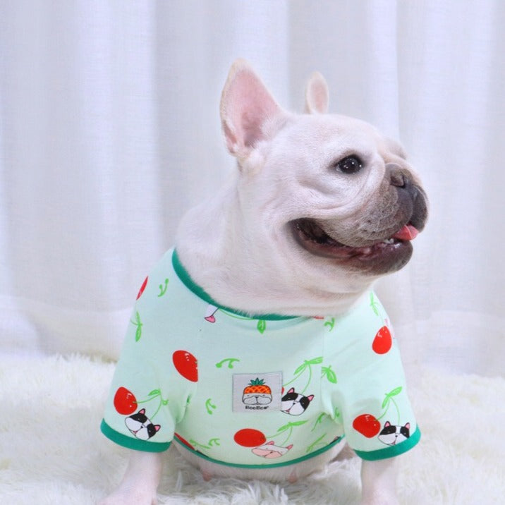 Dog Christmas Clothes Pajamas for French Bulldogs by Frenchiely 0