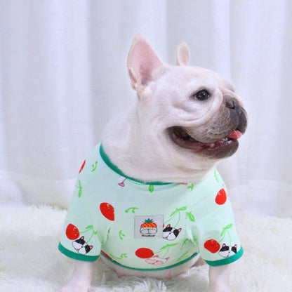 Dog Christmas Clothes Pajamas for French Bulldogs by Frenchiely 0