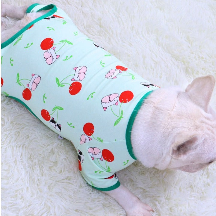 Dog Christmas Clothes Pajamas for French Bulldogs by Frenchiely 0