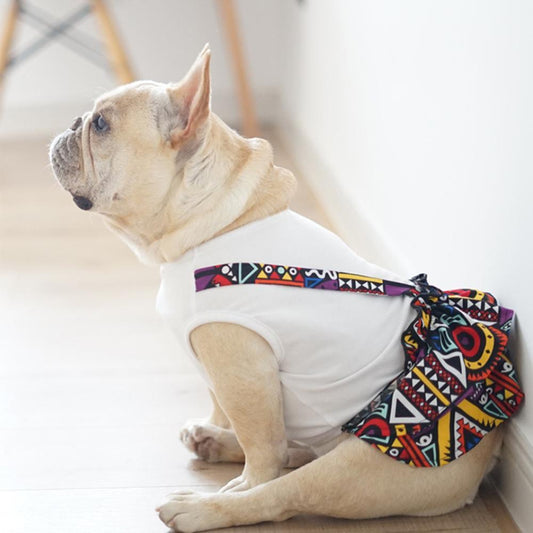 Dog Shirt Dress for French Bulldogs - Frenchiely