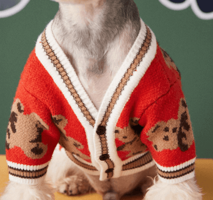 Dog Bear Cardigan - Frenchiely