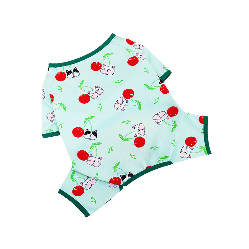 Dog Christmas Clothes Pajamas for French Bulldogs by Frenchiely 0