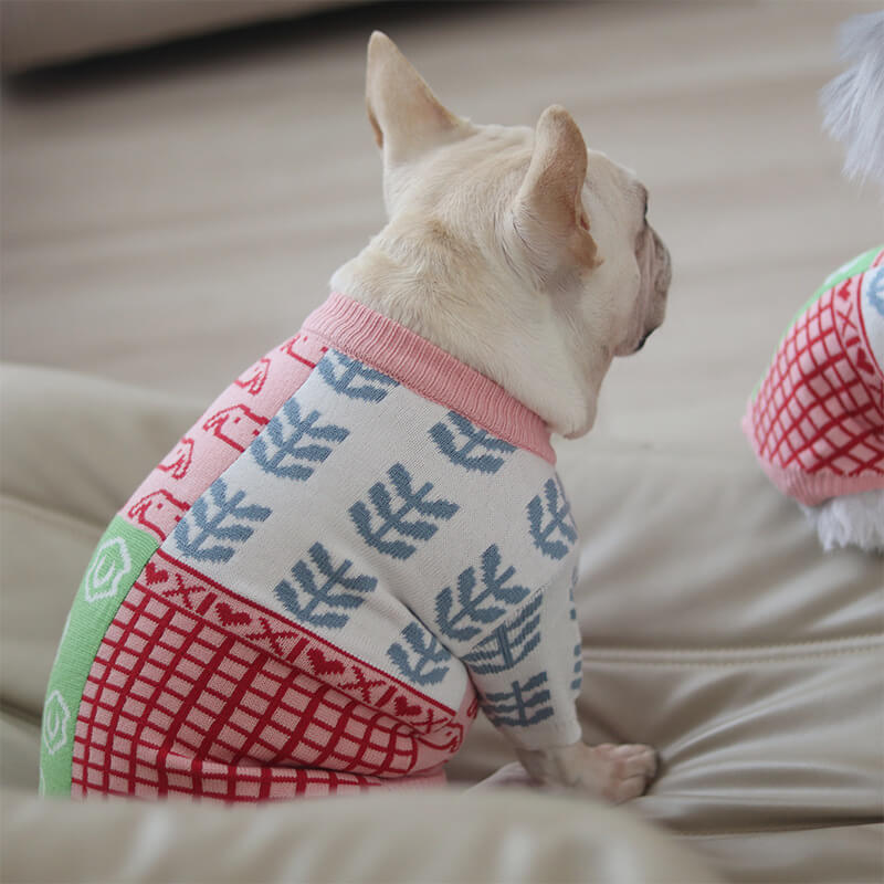 Dog Piggy Pullover Sweater