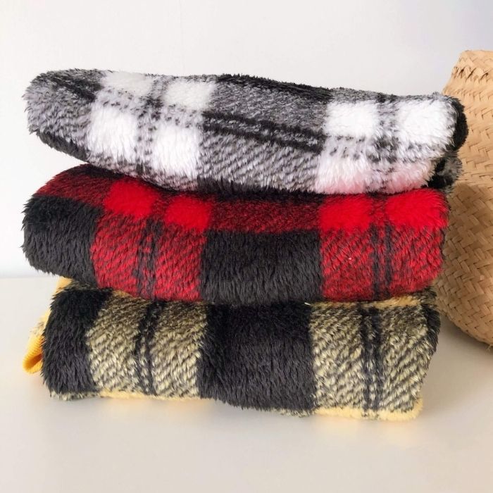 Dog Plaid Pullover Sweater for Bulldogs by Frenchiely 