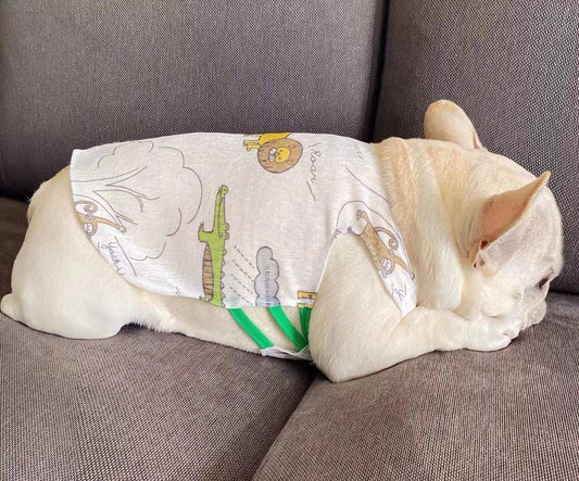 Dog Summer Cartoon Lion Mesh Vest Shirt- The Zoo