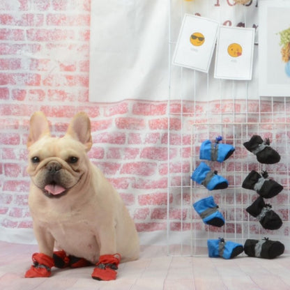 Dog Rain Snow Boots Shoes for Medium Dogs- Frenchiely