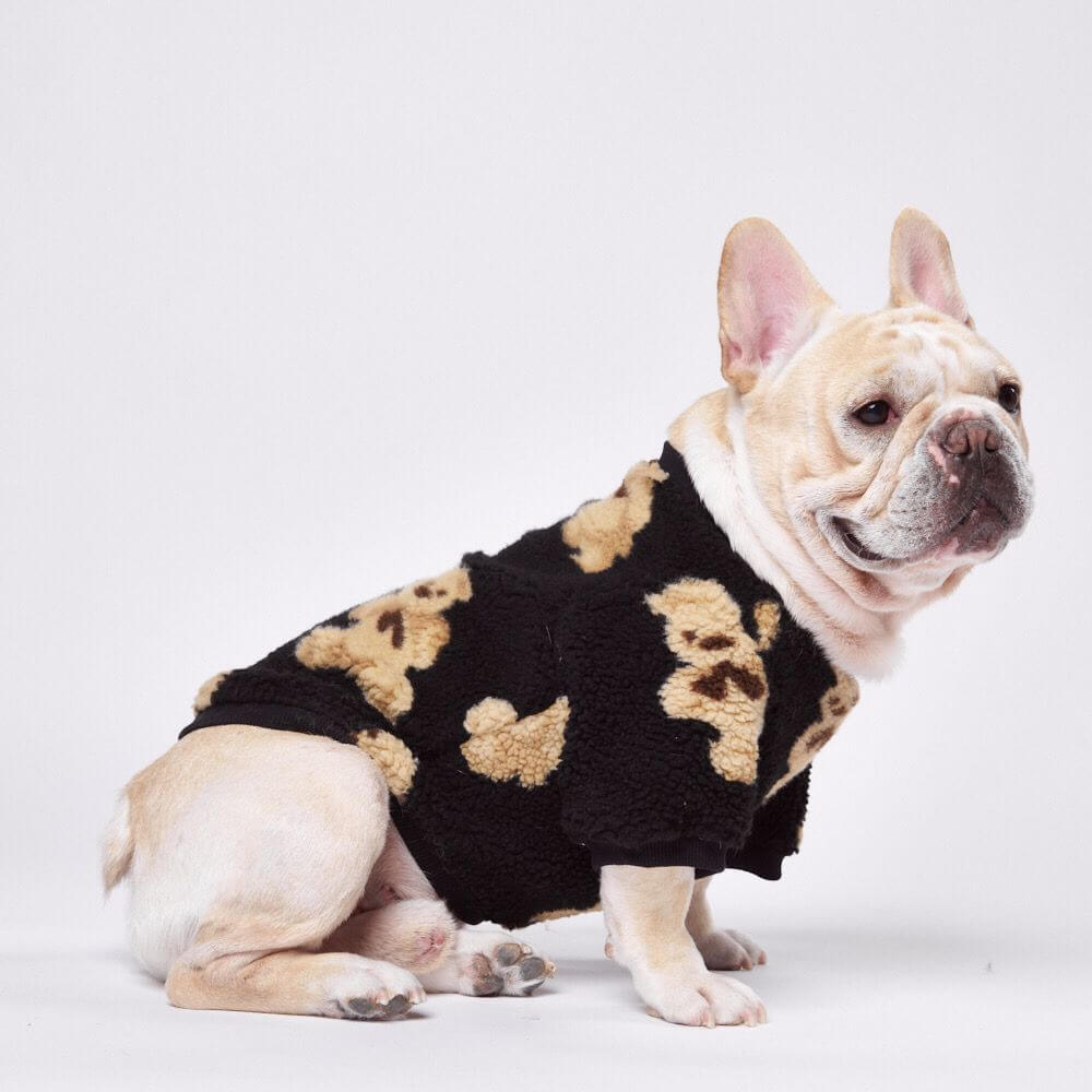 Dog Winter Bear Pullover Sweater for Medium Dogs