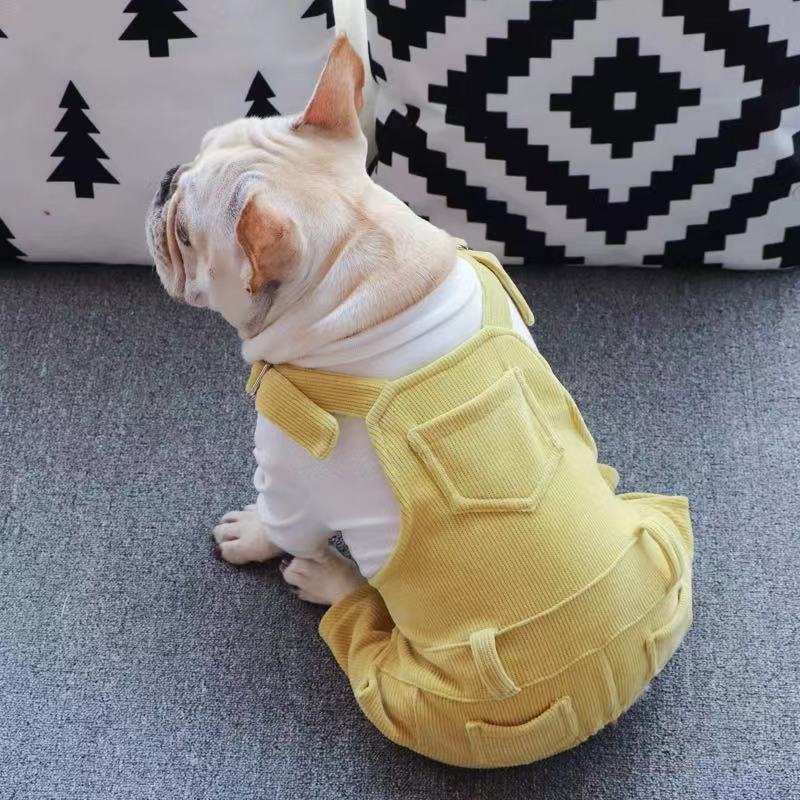 Dog Winter Flexible Jumpsuit Overall with Pocket - Frenchiely
