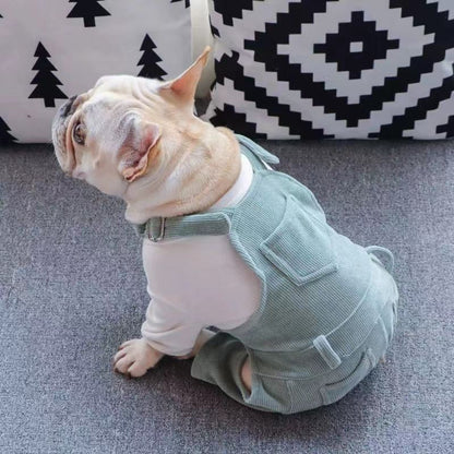 Dog Winter Flexible Jumpsuit Overall with Pocket - Frenchiely
