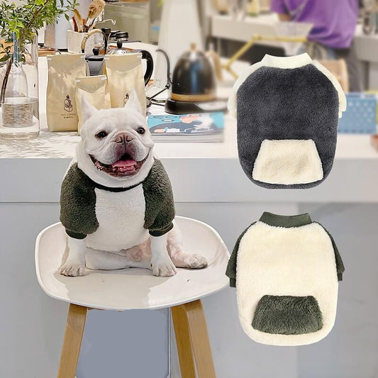 Dog Winter Warm Pullover Sweater with Pocket by Frenchiely 