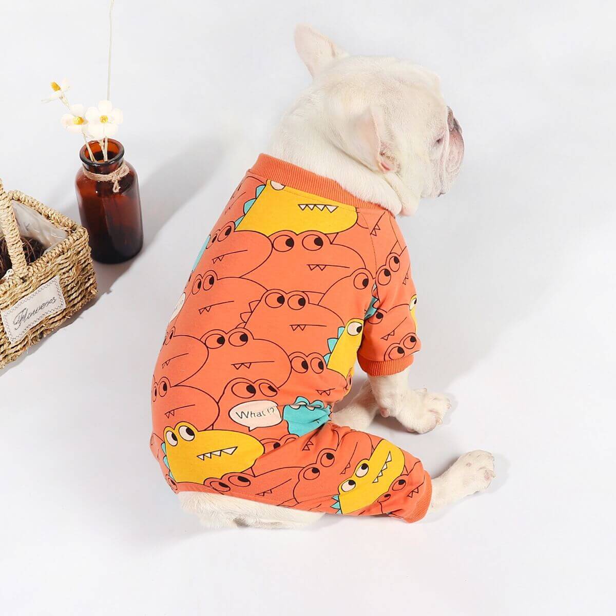 Puppy Autumn Fall Jammies Loungewear BY FRENCHIELY