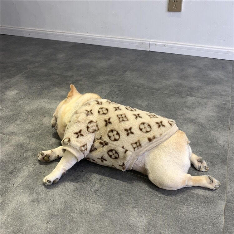 Dog Winter Warm Pullover Sweater for Medium Large Dogs by Frenchiely 