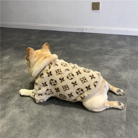 Super WARM Hair Sweater DogwinterbeigestylishpulloversweaterformediumlargedogsbyFrenchiely0_2