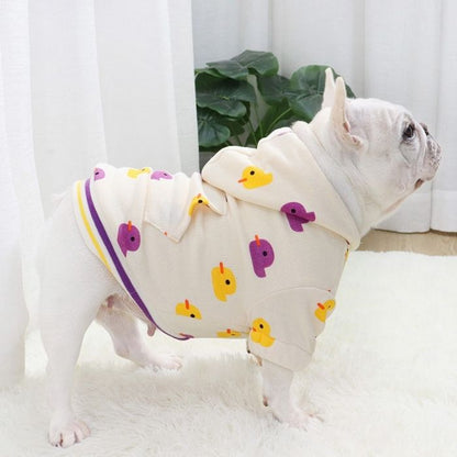 Dog Winter Warm Cartoon Duck Hoodie Coat by Frenchiely 