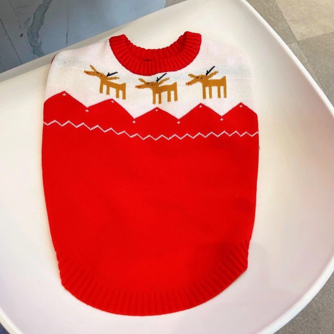 French Bulldog Christmas Reindeer Sweater