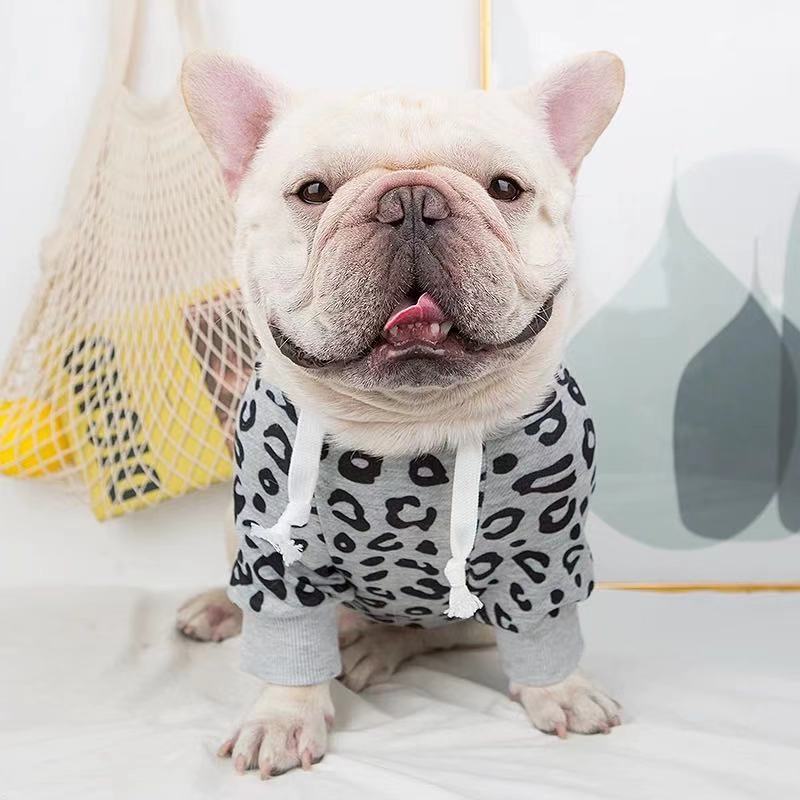 French Bulldog Leopard Hoodie - Frenchiely