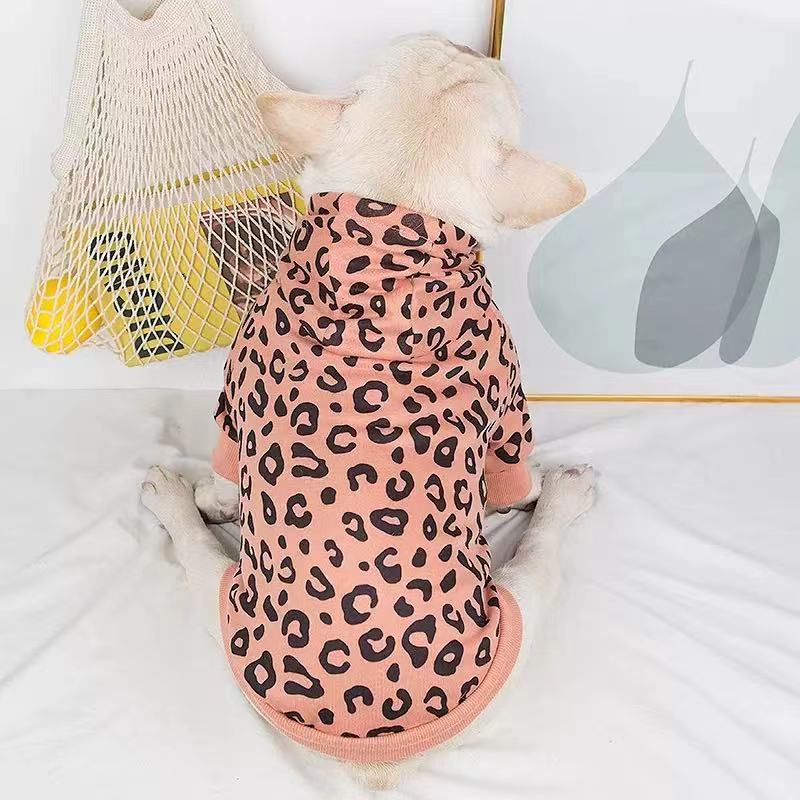 French Bulldog Leopard Hoodie - Frenchiely