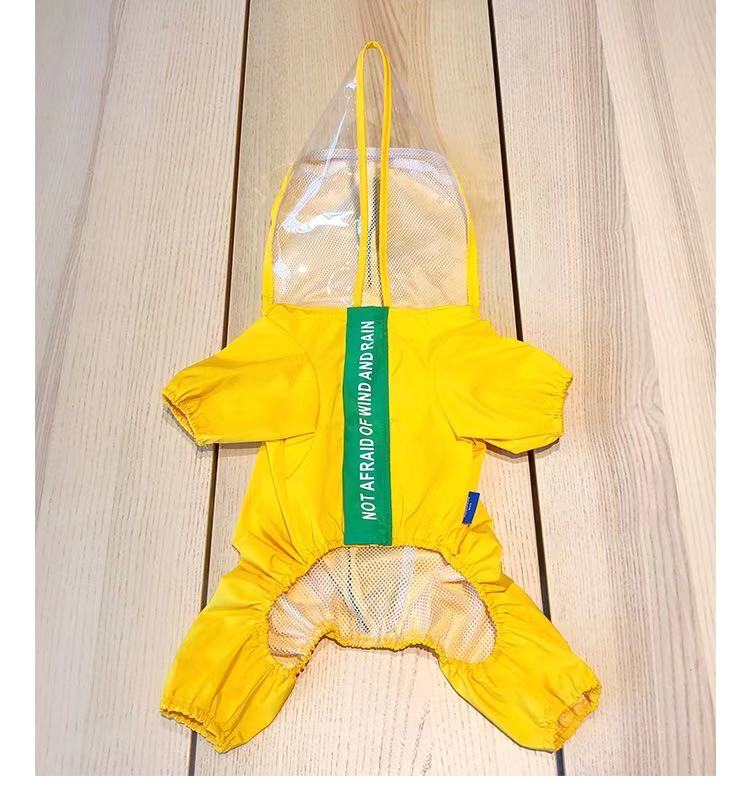 Cartoon Dog Dinosaur Waterproof Rain Jacket Coat - Frenchiely