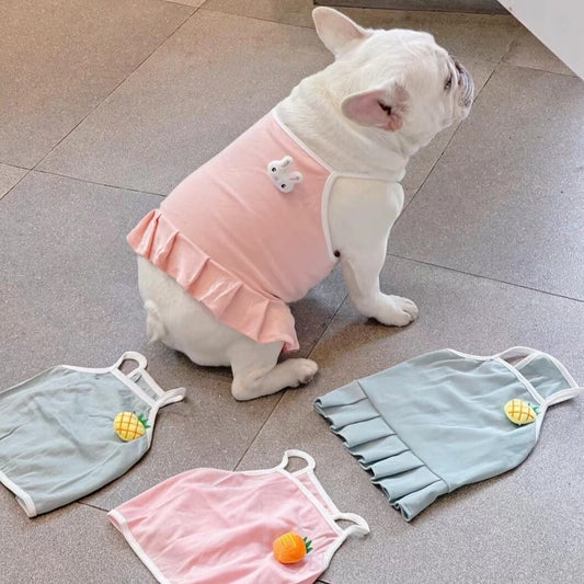 Cartoon Dog Dress for Medium Dogs- Frenchiely