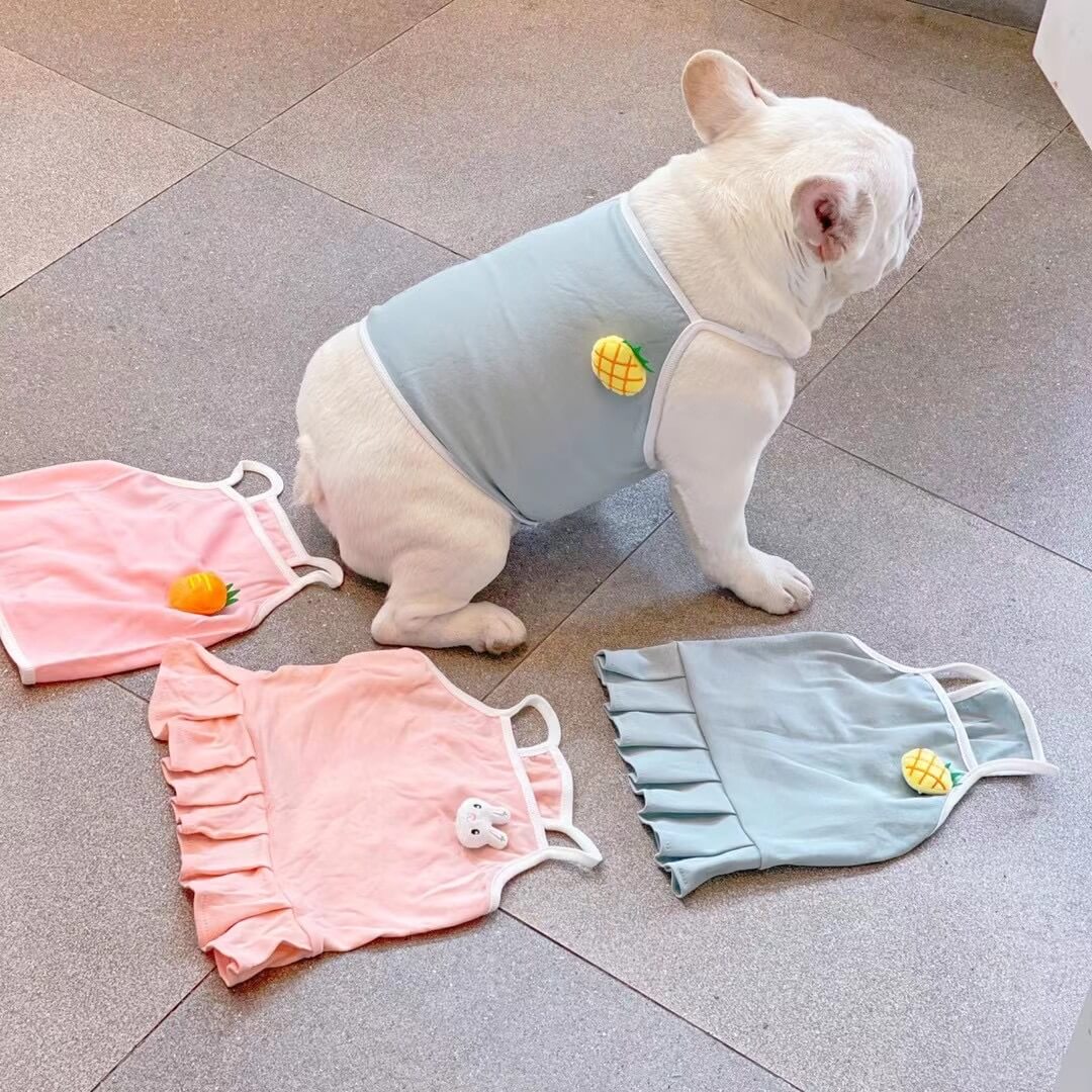 Cartoon Dog Dress for Medium Dogs- Frenchiely