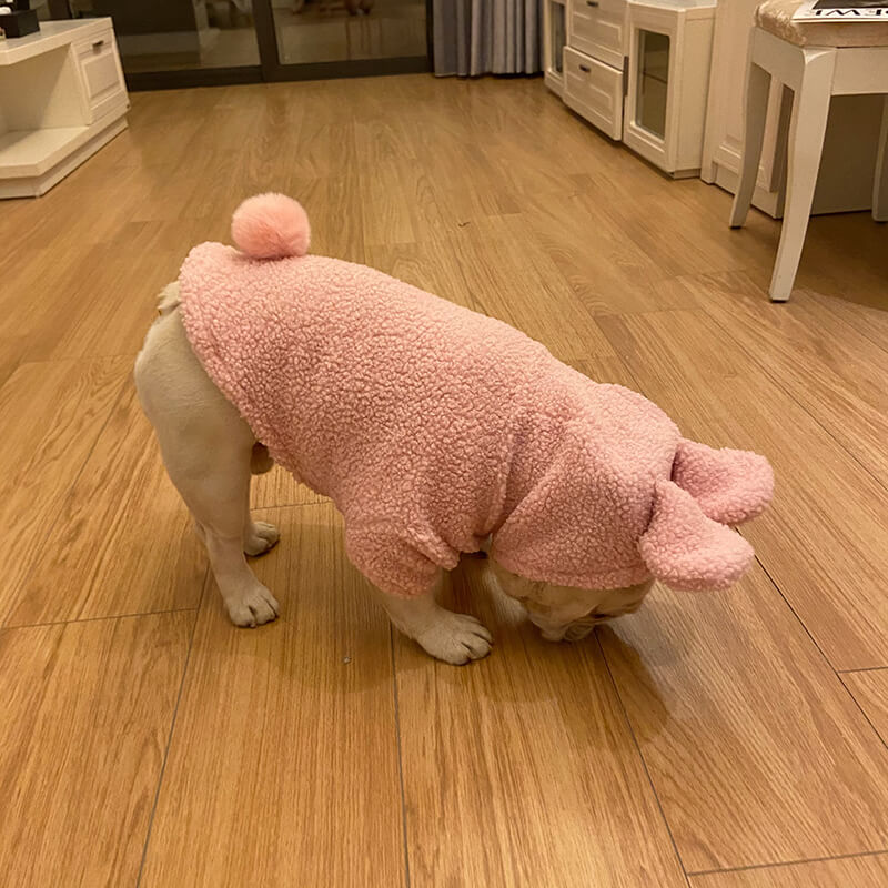 Dog Bunny Hoodie Coat for French Bulldogs