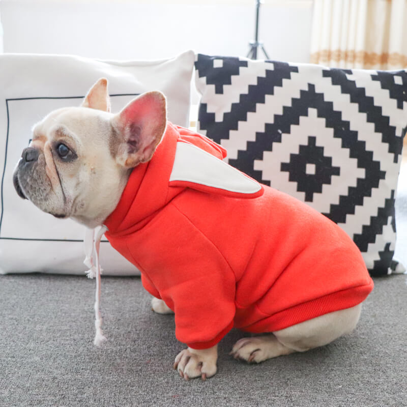 Frenchiely dog cartoon frog hoodie coat 0