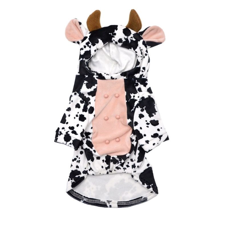 French Bulldog Halloween Cow Costume by Frenchiely 