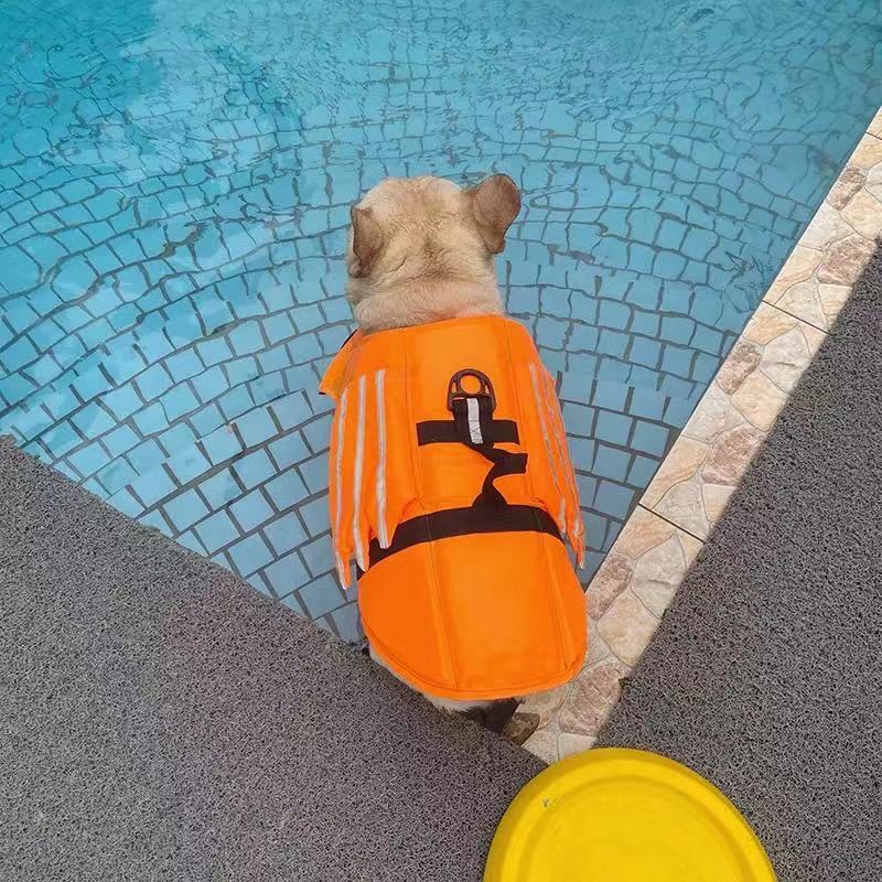 Dog Life Jacket Swim Vest Trunk with Wings - Frenchiely