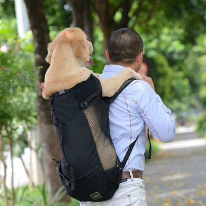 Dog Reflective Outdoor Travel Carrier Bag Backpack - Frenchiely