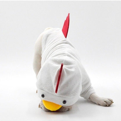 dog rooster costume for french bulldogs