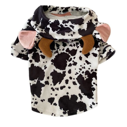 French Bulldog Halloween Cow Costume by Frenchiely 