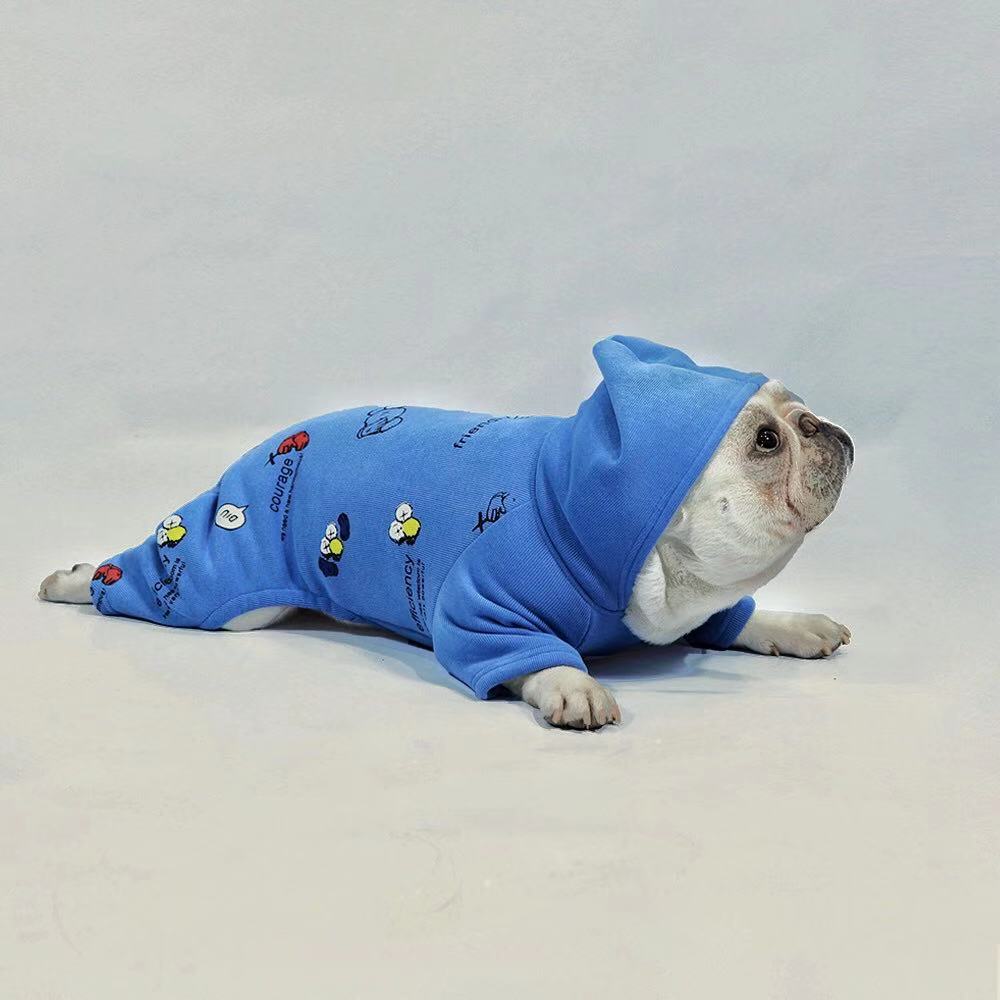 Dog Winter Pajama with Hood - Frenchiely