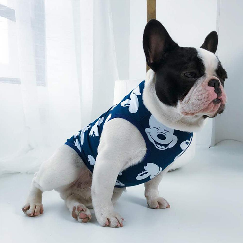 Dog Mickey Mouse Cotton Vest Shirt for Medium Dogs - Frenchiely