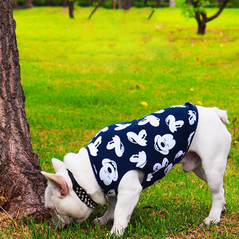 Dog Mickey Mouse Cotton Vest Shirt for Medium Dogs - Frenchiely
