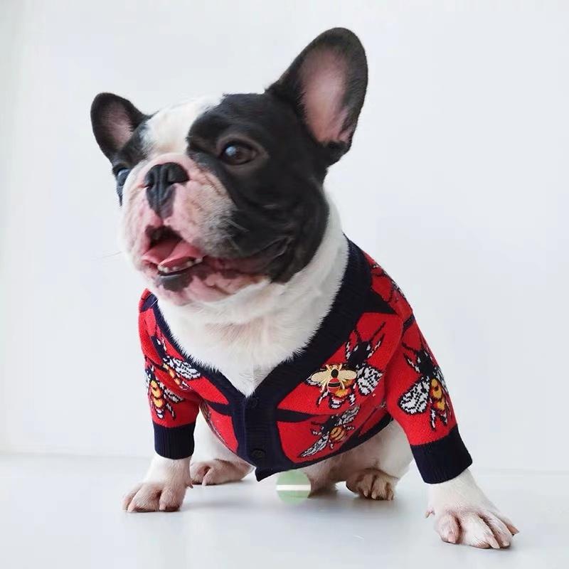 Cardigan Sweaters for French Bulldogs - Frenchiely