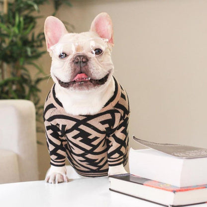 Stylish Zebra French Bulldog Sweaters - Frenchiely