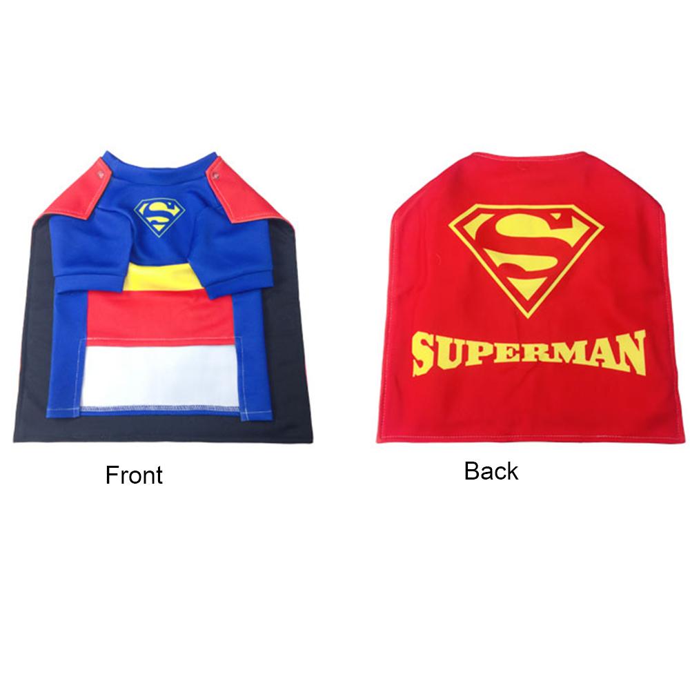 Dog Superman Cosplay Costumes For French Bulldog - Frenchiely
