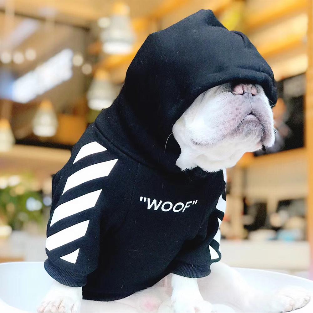 Small Dog Hoodies 'Woof' - Frenchiely