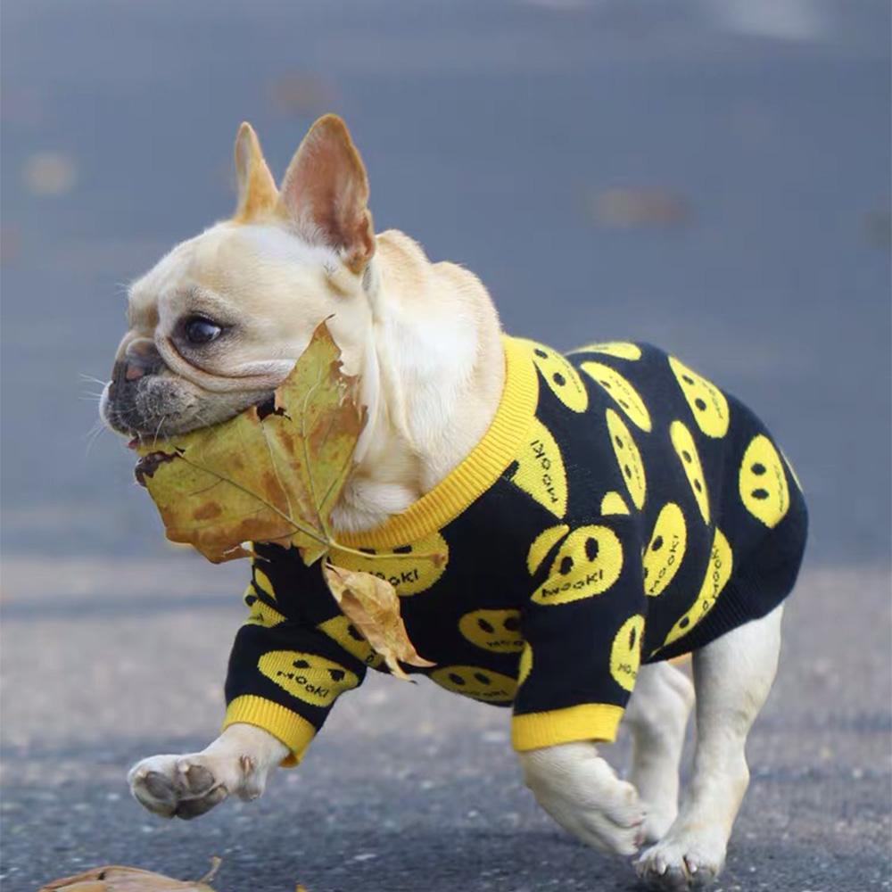 Dog Emoji Pullover Sweater - Frenchiely