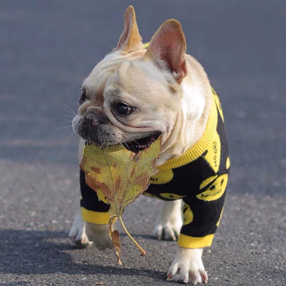 Dog Emoji Pullover Sweater - Frenchiely