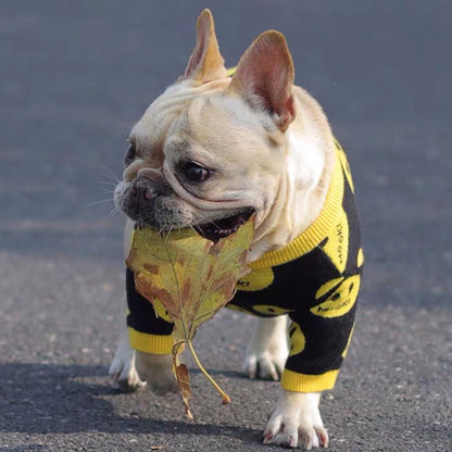 Dog Emoji Pullover Sweater - Frenchiely