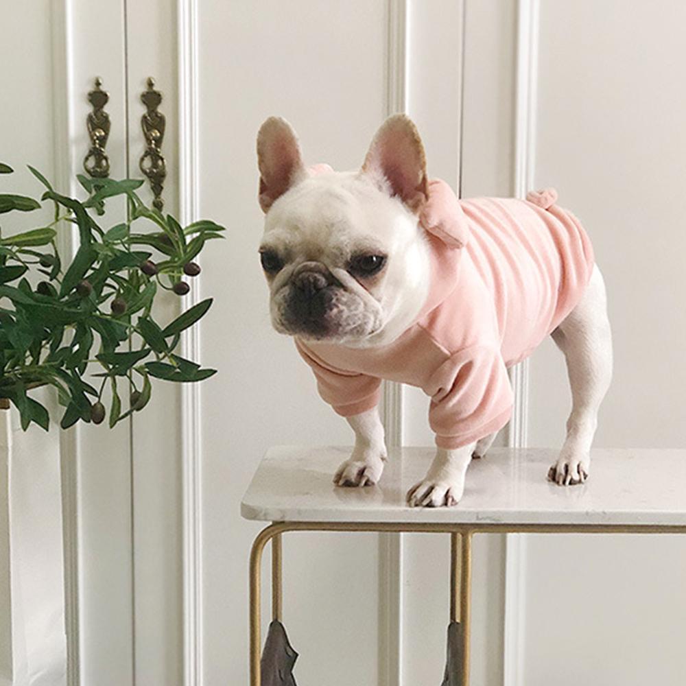 Pink Piggy Dog Costume Hoodies for Small Dogs - Frenchiely