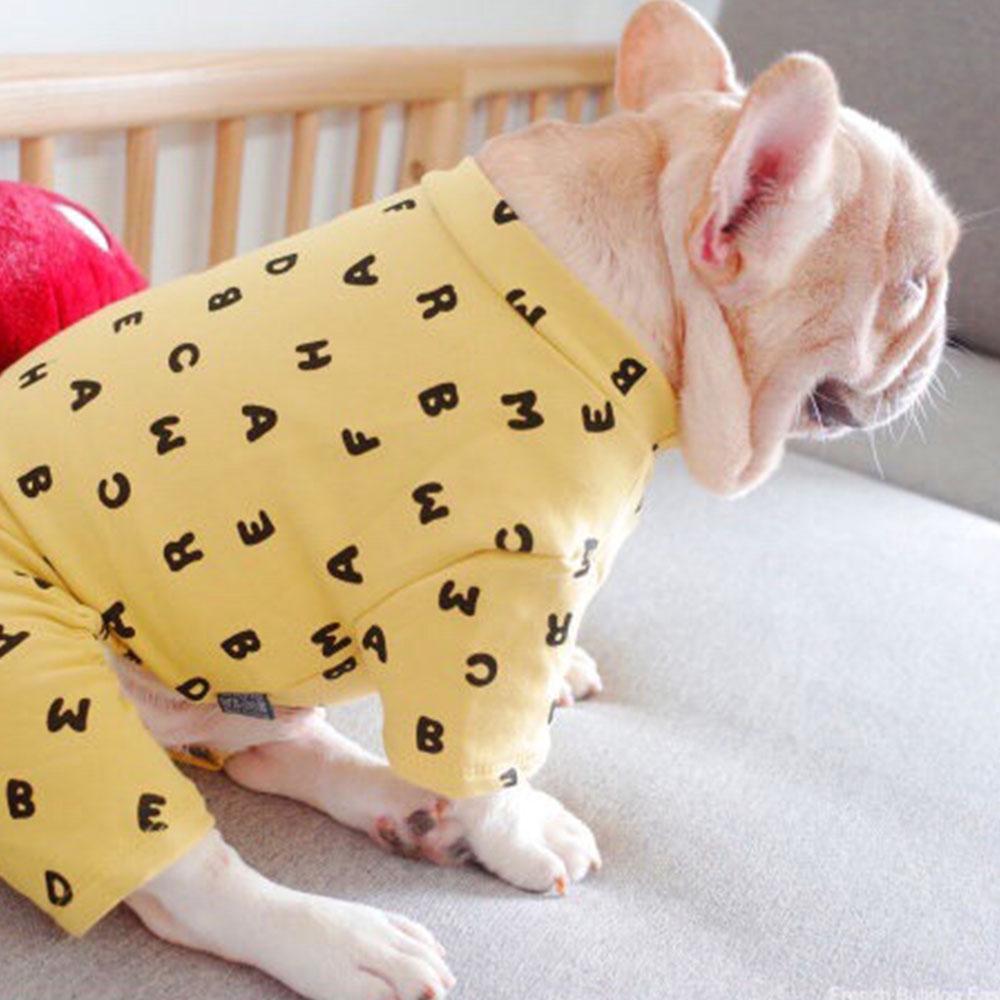 French Bulldog Onesie for Dog with Letters - Frenchiely