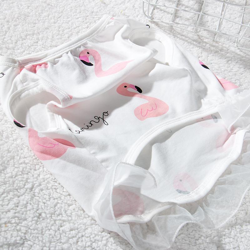 Fancy Flexible Dog Flamingo Dress for Bulldogs - Frenchiely