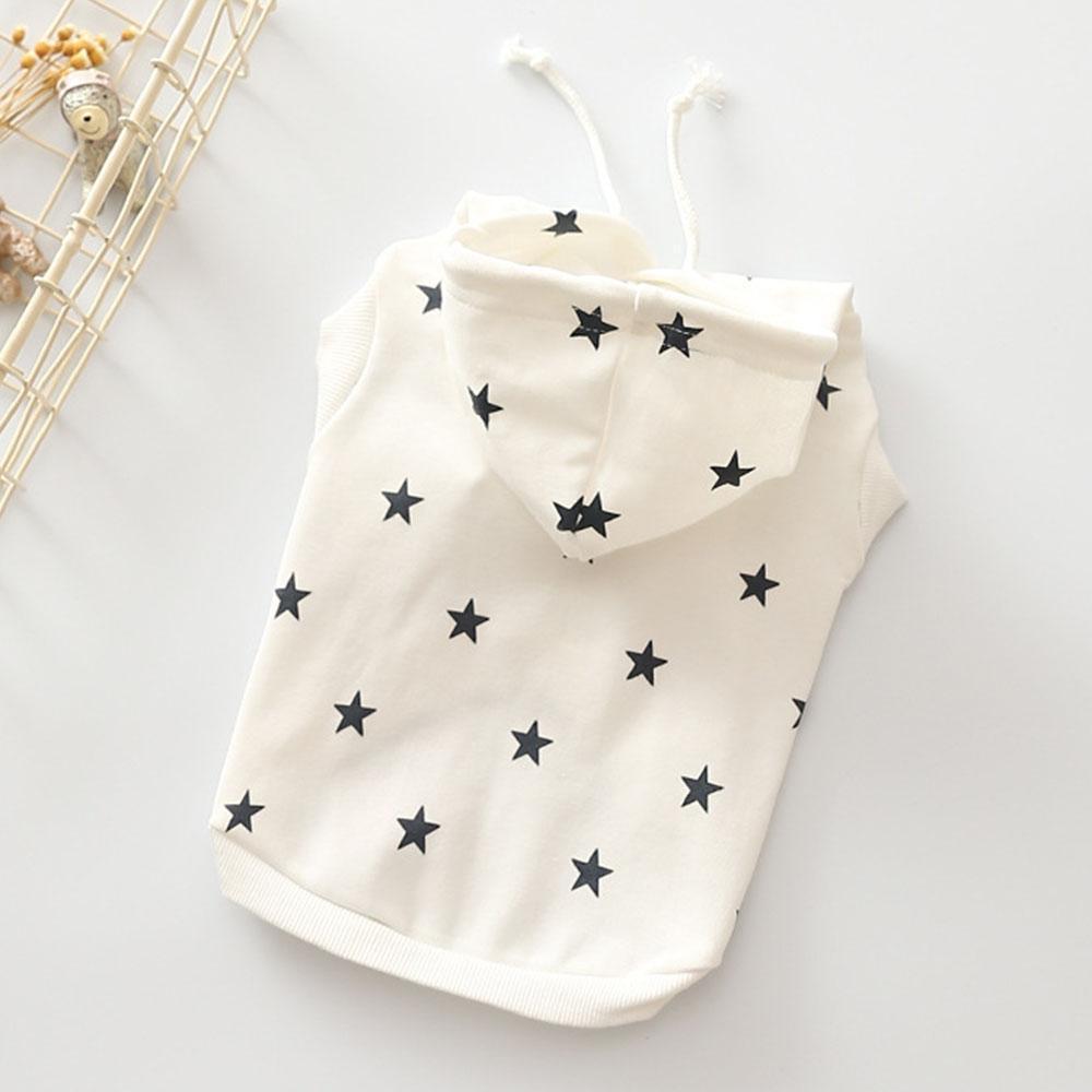 Cheap Dog Sweatshirt Hoodie Vest with Stars - Frenchiely
