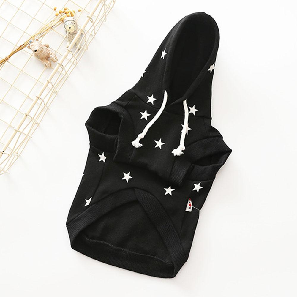 Cheap Dog Sweatshirt Hoodie Vest with Stars - Frenchiely