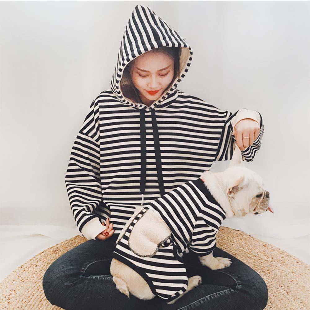 Stripe Matching Dog and Owner Pajamas - Frenchiely